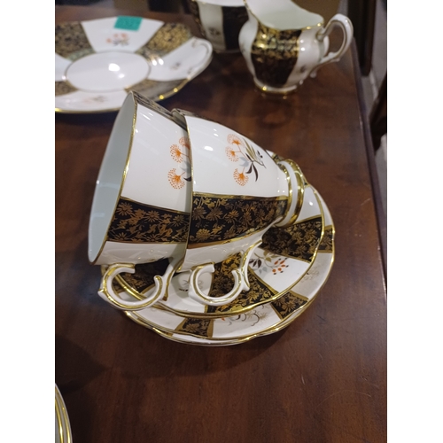 327 - Royal Tara Bone China 21 Piece Tea Set