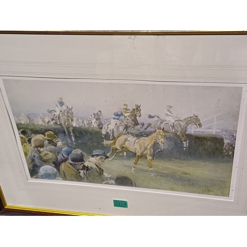 408 - Good Pair of Horse Racing Prints