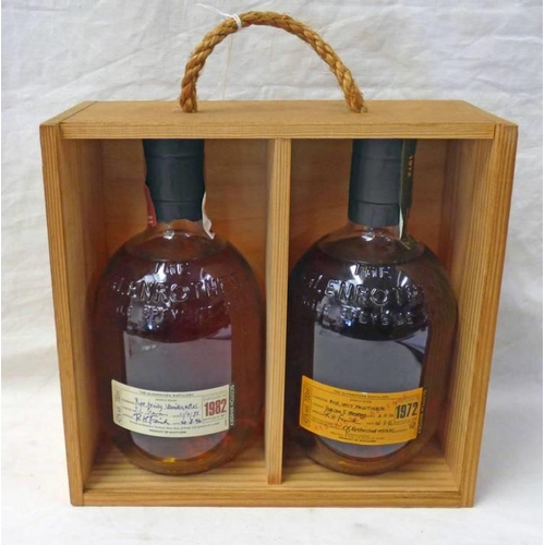 4347 - 2 BOTTLES GLENROTHES SINGLE MALT WHISKY: 23 YEAR OLD RESTRICTED RELEASE DISTILLED 1972 & 14 YEAR OLD... 