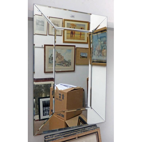 1423 - RECTANGULAR MIRROR BY NEXT - 60 X 90 CM