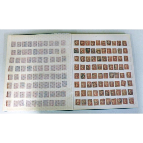 2043 - STAMP ALBUM WITH APPROX. 200 PENNY REDS, VARIOUS COMMONWEALTH TO INCLUDE CANADA, CEYLON, AUSTRALIA, ... 