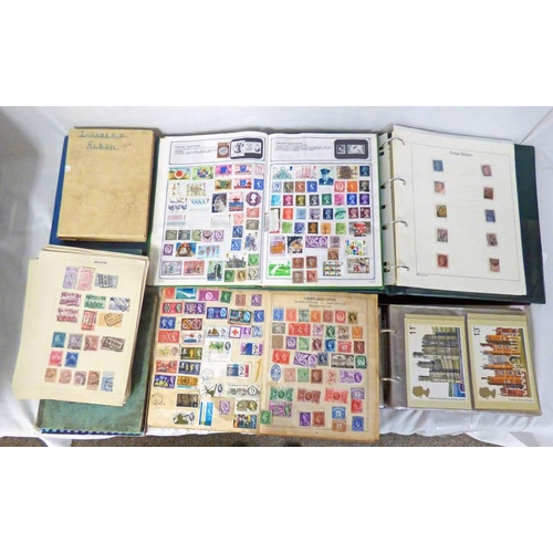 2241 - SELECTION OF STAMPS, FIRST DAY COVERS, ETC TO INCLUDE ALBUMS, MINT AND USED EXAMPLES, WITH PENNY RED... 