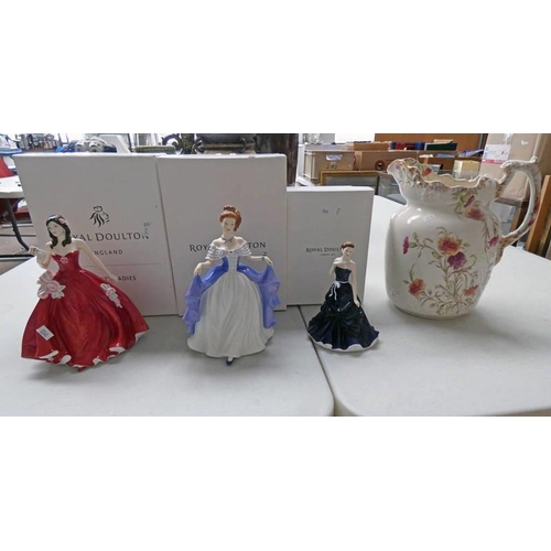 3245 - 3 BOXED ROYAL DOULTON LADIES INCLUDING HAPPY BIRTHDAY 2008 HN5117, KIM HN5602 & SCOTTISH PRIDE HN503... 