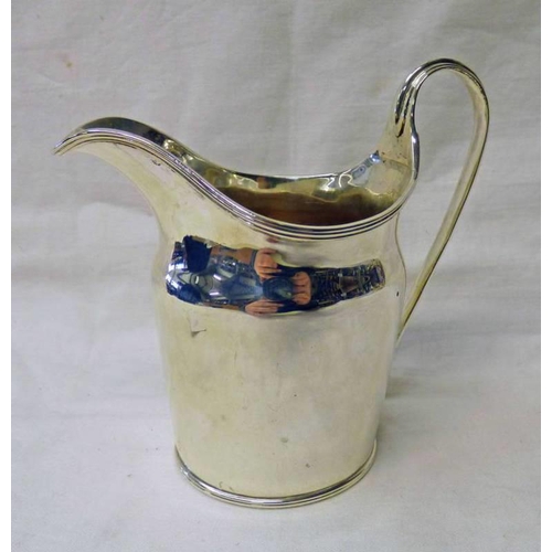 533 - SILVER CREAM JUG BY HENRY GREEN, LONDON 1795 - TOTAL WEIGHT : 5.3 OZS