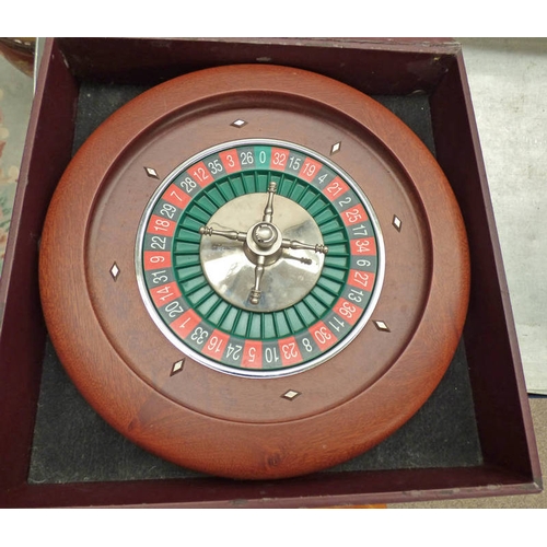 3444 - DAL NEGRO ROULETTE WHEEL IN CASE