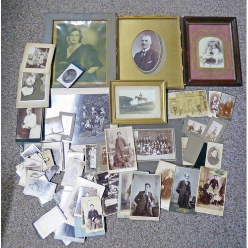 1218 - SELECTION OF VARIOUS 19TH & EARLY 20TH CENTURY PHOTOGRAPHS INCLUDING ONE BY DUNDEE PHOTOGRAPHIC COMP... 