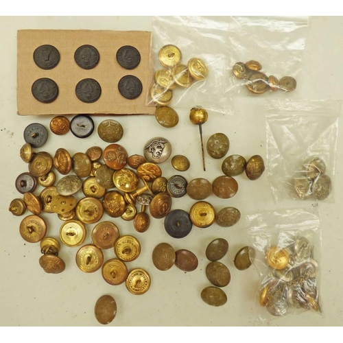 1312 - A GOOD SELECTION OF VARIOUS MILITARY BUTTONS, ARTILLERY ETC