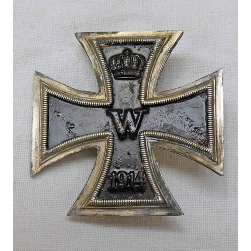 1327A - WW1 IRON CROSS FIRST CLASS, PIN MARKED  L /16