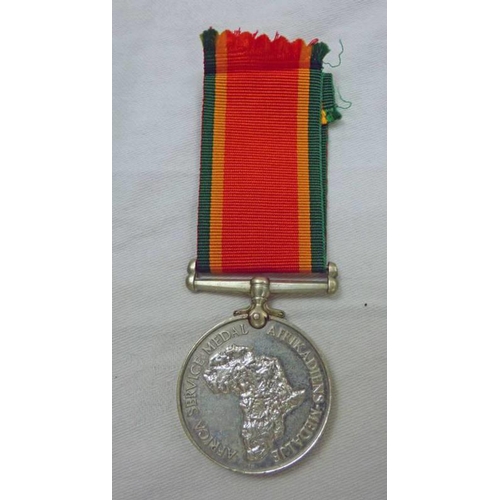 1331 - AFRICA SERVICE MEDAL TO 4807 LOTTERING F