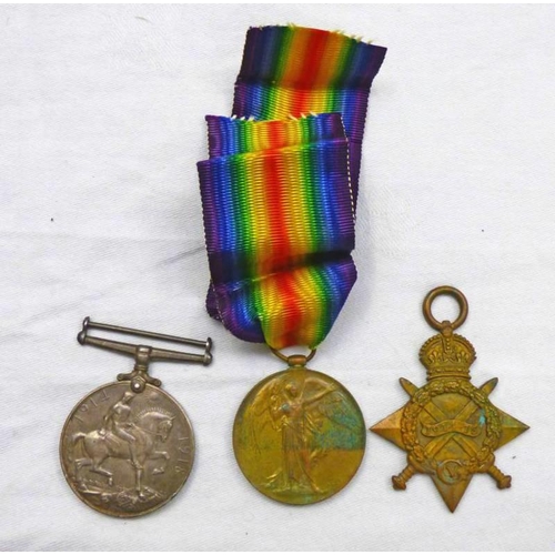 1333 - WW1 MEDAL TRIO TO PTE. J. HISCOCK. 11TH INFANTRY, SOUTH AFRICAN VICTORY MEDAL WITH RIBBON  - 3 -