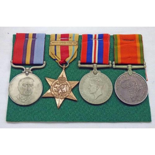 1337 - WW2 AFRICA MEDALS MARKED 100573 M.M. GAVEN. AFRICAN STAR WITH NORTH AFRICA 1942-43 BAR