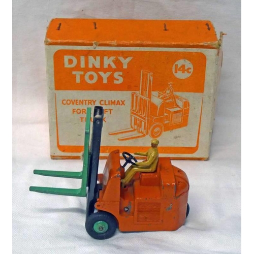 2002 - DINKY TOYS 14C - COVENTRY CLIMAX FORK LIFT TRUCK. BOXED