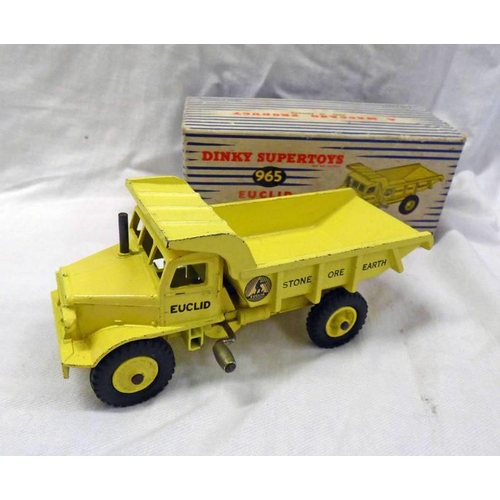 2040 - DINKY TOYS 965 - EUCLID REAR DUMP TRUCK. BOXED