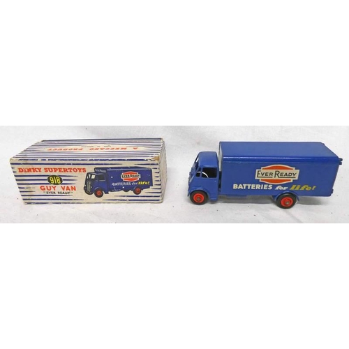 2042 - DINKY TOYS 918 - GUY ''EVER READY'' VAN. BOXED