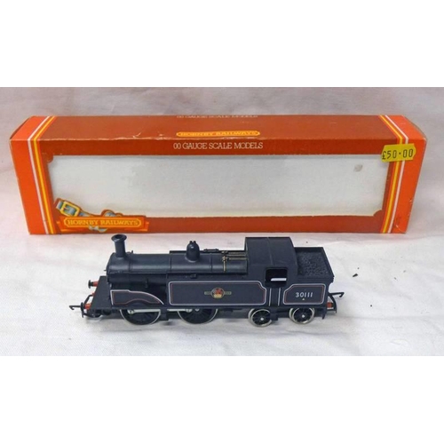 2152 - HORNBY R862 00 GAUGE BR BLACK 0-2-4 30111 STEAM LOCOMOTIVE. BOXED