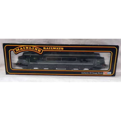 2158 - MAINLINE 37041 00 GAUGE TYPE 4 100-001 BR GREEN D100 DIESEL LOCOMOTIVE. BOXED