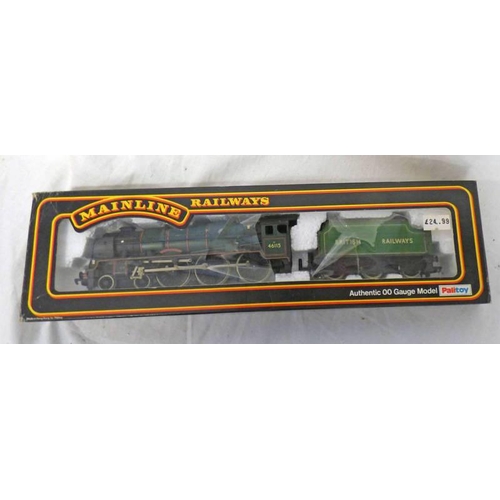 2234 - MAINLINE 937088 00 GAUGE 4-6-0 7P REBUILT SCOT CLASS 'SCOTS GUARDSMAN' 46115 STEAM LOCOMOTIVE & TEND... 