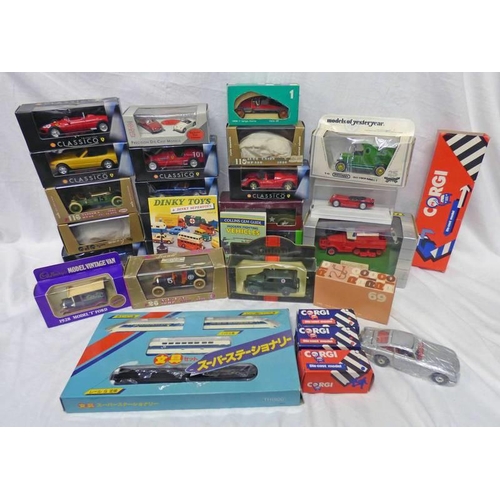 2296 - SELECTION OF MODEL VEHICLES FROM CORGI, EFE, BRUMM ETC INCLUDING NAPIER 6  1905  HP90, FERRARI 1967 ... 