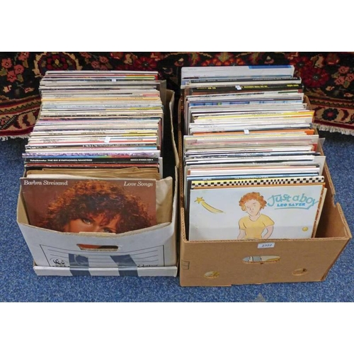 2322 - SELECTION OF VINYL MUSIC ALBUMS INCLUDING ARTISTS SUCH AS KATE BUSH, BARBARA STREISAND, LEO SAYER AN... 