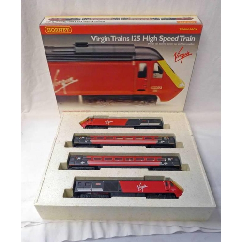 2325 - HORNBY R2045 00 GAUGE VIRGIN TRAINS 125 HIGH SPEED TRAIN PACK. BOXED