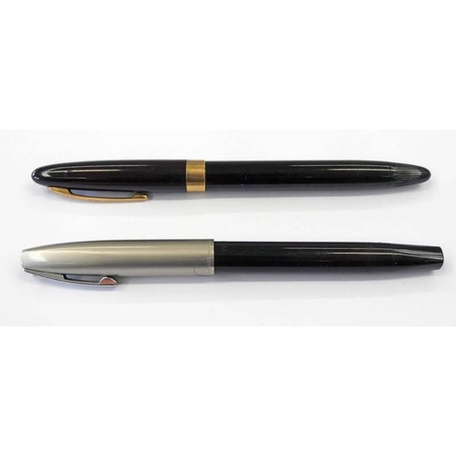 264 - SHEAFFER SNORKEL MADE IN AUSTRALIA FOUNTAIN PEN WITH 14K GOLD NIB & 1 OTHER SHEAFFER FOUNTAIN PEN