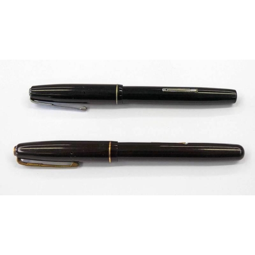 289 - 2 WATERMANS IDEAL FOUNTAIN PENS WITH 14CT GOLD NIBS