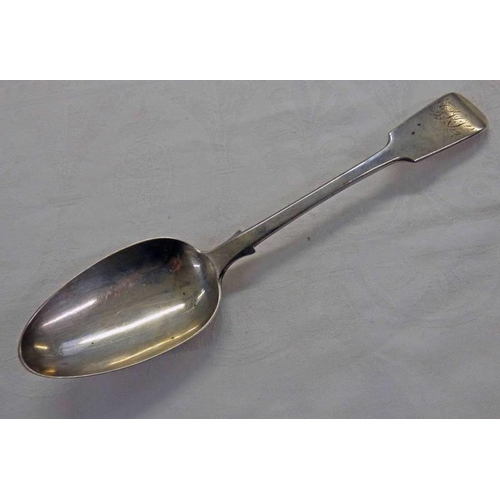 30 - SILVER TABLE SPOON, LONDON 1864