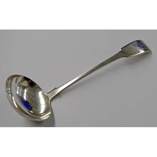 88 - 19TH CENTURY SCOTTISH PROVINCIAL SILVER FIDDLE PATTERN TODDY LADLE BY RETTIE & SONS ABERDEEN CIRCA 1... 