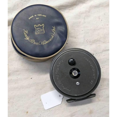 1040 - HARDY THE VISCOUNT 150 REEL WITH HARDY CASE