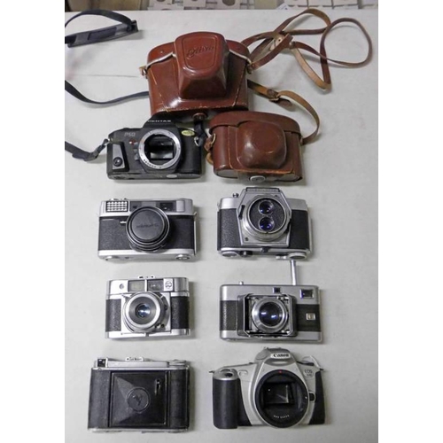 2026 - SELECTION OF 9 35MM SLR CAMERAS INCLUDING PENTAX P50, CANON 300, MINOLTA AL AND OTHERS