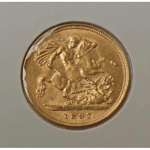 2033 - 1897 VICTORIA HALF SOVEREIGN