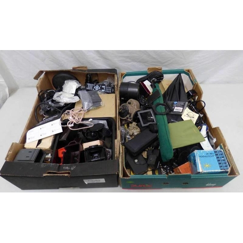 2061 - SELECTION OF VARIOUS CAMERA ACCESSORIES INCLUDING  LIGHT METERS, SMALL TRIPODS AND OTHERS