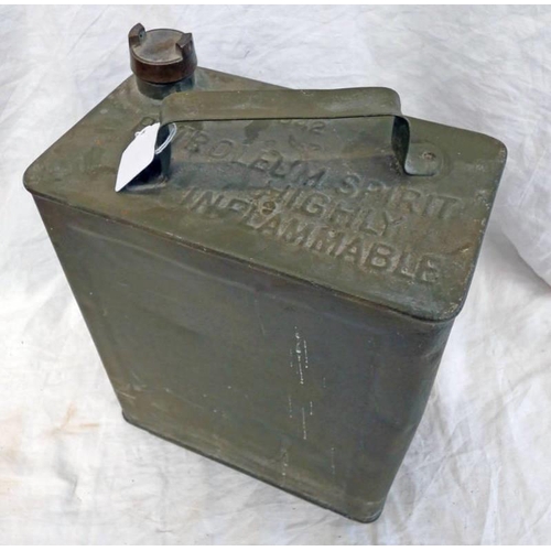 1537 - WW2 VICKERS 2 GALLON CAN DATED 1942