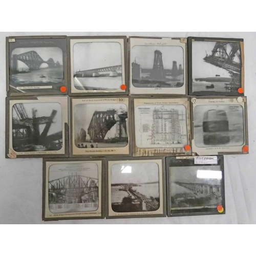 1645 - LANTERN SLIDES THE FORTH RAIL BRIDGE