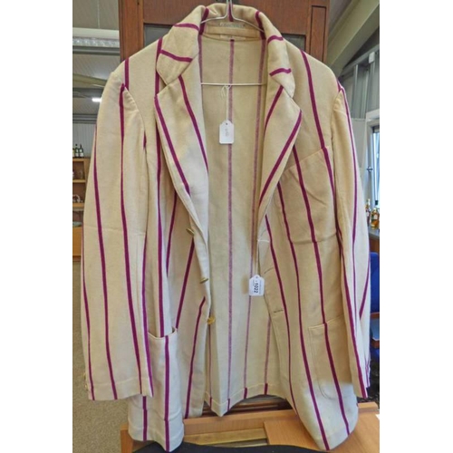 1022 - ETON COLLEGE BOATING BLAZER BY MAKER  E C DEVEREUX, 127 & 128 HIGH STREET ST ETON, INTERIOR LABEL MA... 