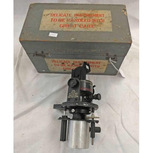 1054 - AIR MINISTRY ASTRO COMPASS MKII IN FITTED BOX