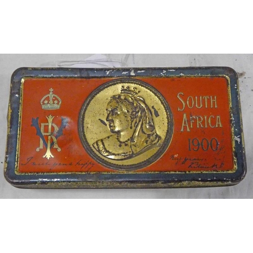 1209 - SOUTH AFRICA 1900 TIN WITH ITS ORIGINAL CONTENTS