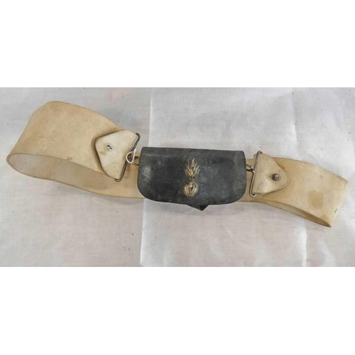 1231 - PRE WORLD WAR ONE OFFICERS UNDRESS POUCH & POUCH BELT