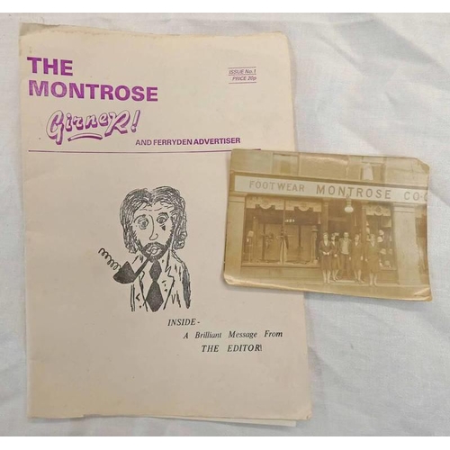 1246 - ISSUE NO 1 OF THE MONTROSE GIRNER & A PHOTOGRAPH OF MONTROSE CO-OP -2-