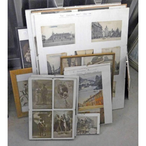 1311 - LARGE SELECTION OF WORLD WAR ONE POSTCARDS TO INCLUDE A SOLDIERS POSTCARDS FROM ITALY, FRENCH POSTCA... 