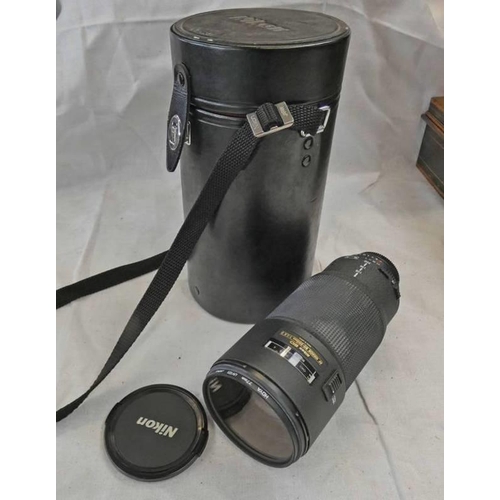 1355 - NIKON ED AF NIKKOR 80-200MM 1:2.8D LENS WITH CARRY TUBE