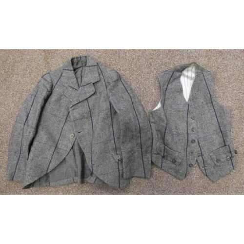 1390 - BRECHIN CASTLE ESTATE TWEED JACKET & WAISTCOAT