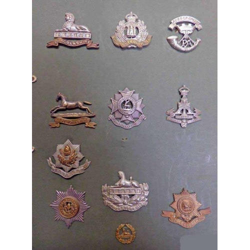 1430 - 11 CAP BADGES TO INCLUDE BEDFORDSHIRE & HERTFORDSHIRE, PRINCESS OF WALES OWN YORKSHIRE REGT, WORCEST... 