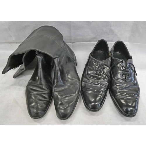 1453 - PAIR OF LEATHER BOOTS & A PAIR OF GENTLEMANS SHOES -2-