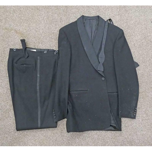 1471 - MOSS BROS, DINNER JACKET AND TROUSERS, JACKET 36 XL