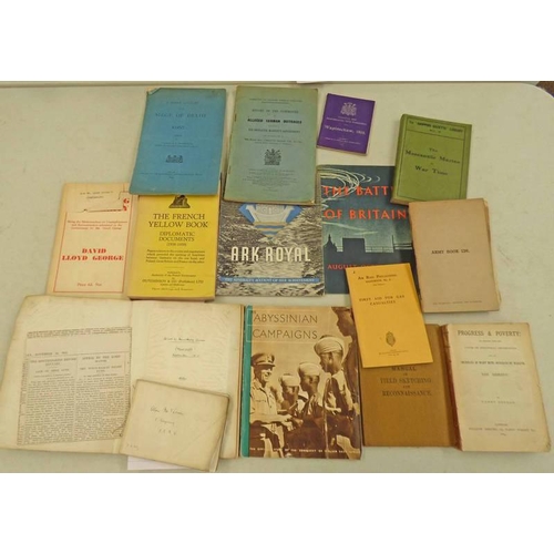 1525 - HAND WRITTEN 'SCHOOL OF MUSKETRY COURSE (KENSINGTON) SEPTEMBER 1911 NOTES' NOTEBOOK BY A MCLEAN O.T.... 