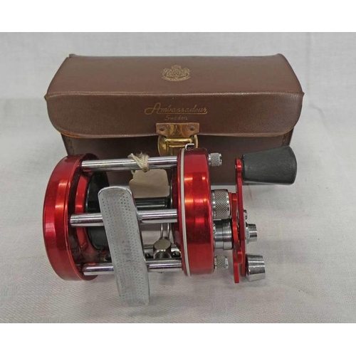 1531 - ABU AMBASSADEUR NO.6000 MULTIPLIER REEL WITH CASE