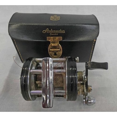 1535 - ABU AMBASSADEUR 6000C MULTIPLIER REEL IN CASE