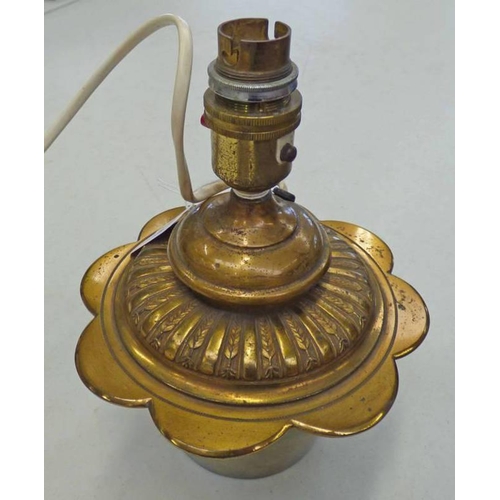 1633 - MILLER AND SONS PICCADILLY BRASS LAMP BODY