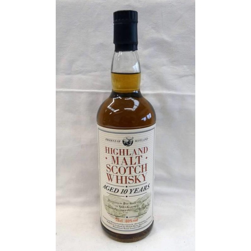 2008 - 1 BOTTLE GLEN GARIOCH 10 YEAR OLD SINGLE MALT WHISKY - 75CL, 40% VOL